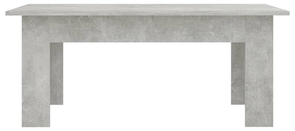 Betonszürke szerelt fa dohányzóasztal 100 x 60 x 42 cm