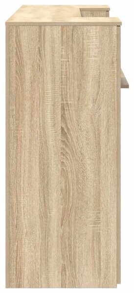 Recepciós pult sonoma tölgy 180x50x103,5 cm szerelt fa
