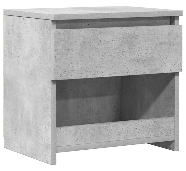 Betonszürke szerelt fa éjjeliszekrény 40 x 30 x 39 cm