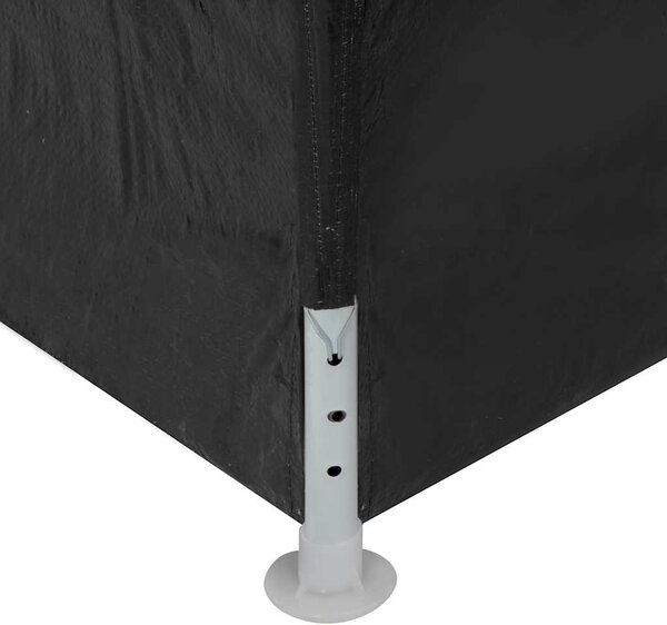 Antracitszürke rendezvénysátor 3 x 12 m