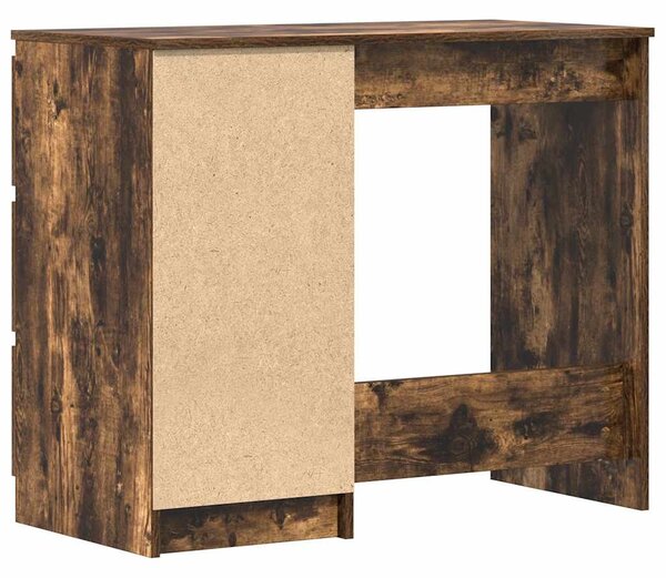 Füstös tölgy színű szerelt fa íróasztal 90 x 45 x 76 cm