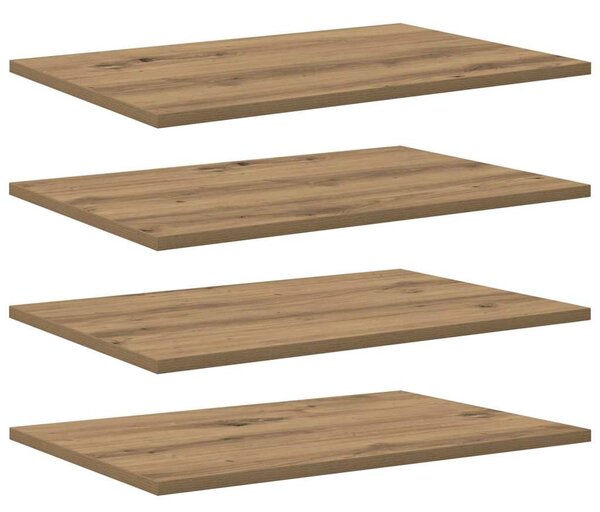 Polcos könyvespolc 3 szintes 4 db 60 x 40 x 1,5 cm Szerelt Fa