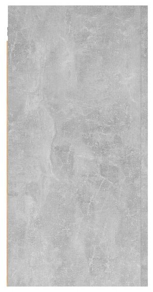 Betonszürke szerelt fa TV-szekrény 30,5 x 30 x 60 cm