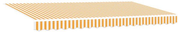 Behúzható napellenző Sárga 400 x 200 cm szövet