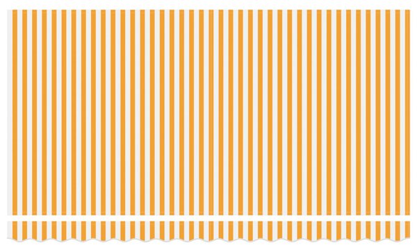 Behúzható napellenző Sárga 400 x 200 cm szövet