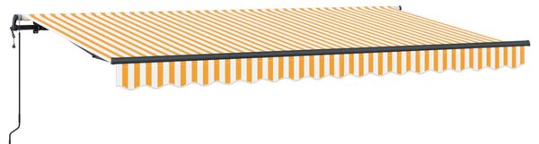 Behúzható napellenző Sárga 400 x 200 cm szövet