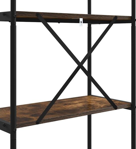 Könyvespolc Füstölt tölgy 80 x 30 x 109 cm Faanyag