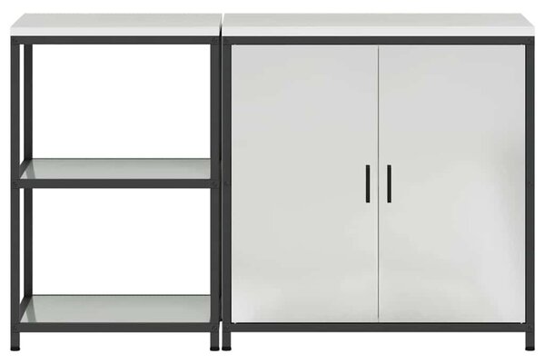 Konyhai Tároló Készlet HATTEM 2 pcs Ezüst Horganyzott Acél