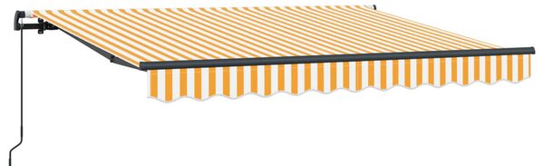 Behúzható napellenző Sárga 250 x 200 cm szövet