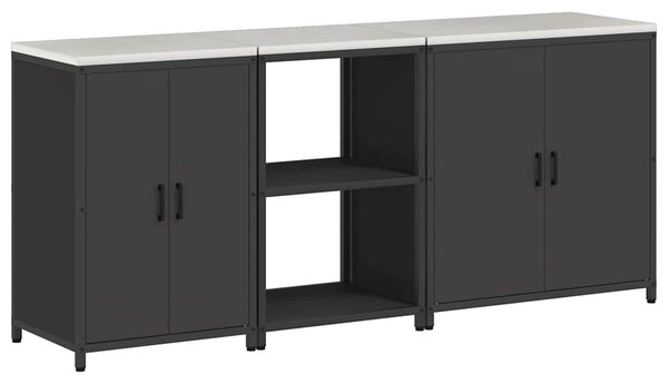 Konyhai Tároló Készlet HATTEM 3 pcs Fekete