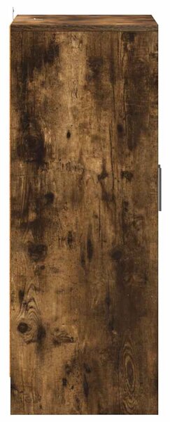 Füstös tölgy színű szerelt fa cipősszekrény 60 x 35 x 92 cm