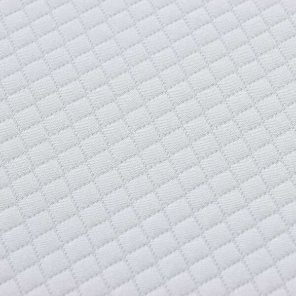Matrac Fehér és Szürke 140 x 190 cm Jacquard szövet