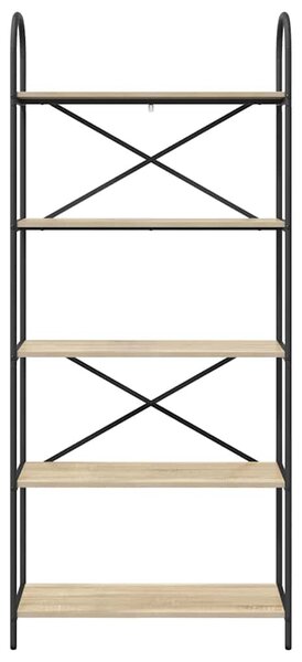 Könyvespolc Sonoma tölgy 80 x 30 x 183 cm Faanyag