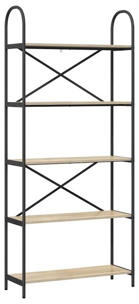 Könyvespolc Sonoma tölgy 80 x 30 x 183 cm Faanyag