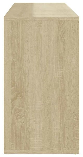 Sonoma tölgy színű szerelt fa cipőtároló pad 103 x 30 x 55 cm