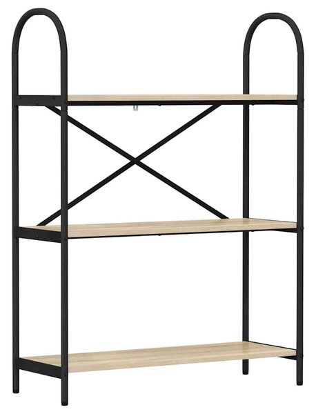 Könyvespolc Sonoma tölgy 80 x 30 x 109 cm Faanyag