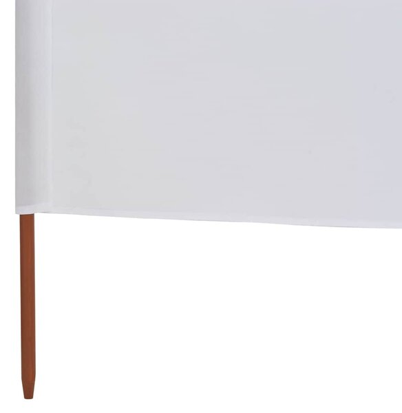 Fehér 6-paneles szövet szélellenző 800 x 80 cm