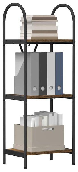 Könyvespolc Füstölt tölgy 40 x 30 x 109 cm Faanyag