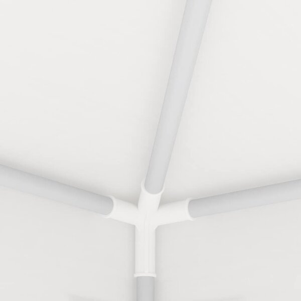 Fehér rendezvénysátor oldalfalakkal 4 x 9 m 90 g/m²