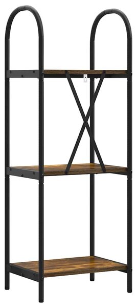 Könyvespolc Füstölt tölgy 40 x 30 x 109 cm Faanyag