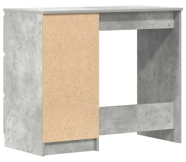 Betonszürke szerelt fa íróasztal 90 x 45 x 76 cm