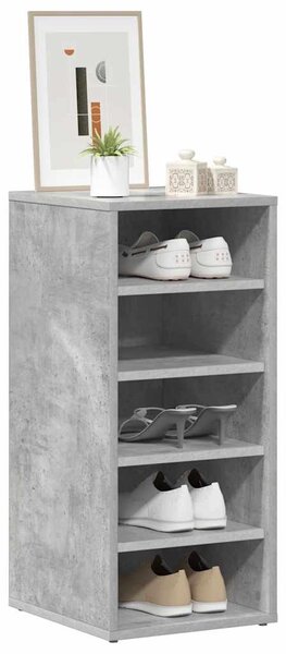 VidaX betonszürke szerelt fa cipősszekrény 31,5 x 35 x 70 cm