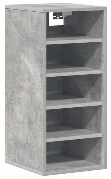 VidaX betonszürke szerelt fa cipősszekrény 31,5 x 35 x 70 cm
