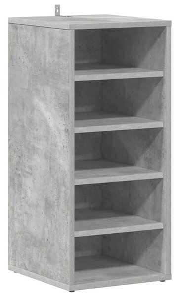 VidaX betonszürke szerelt fa cipősszekrény 31,5 x 35 x 70 cm