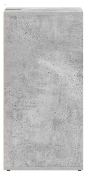 VidaX betonszürke szerelt fa cipősszekrény 31,5 x 35 x 70 cm