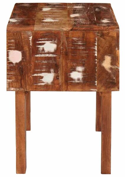 Végasztal Barna 40 x 32 x 46 cm Szilárd Újrahasznosított Fa