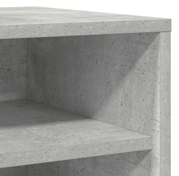 VidaX betonszürke szerelt fa cipősszekrény 31,5 x 35 x 70 cm