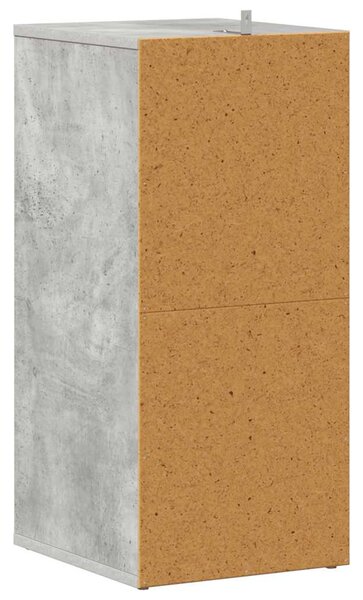 VidaX betonszürke szerelt fa cipősszekrény 31,5 x 35 x 70 cm