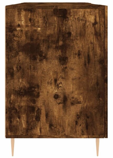 Füstös tölgy színű szerelt fa íróasztal 140x50x75 cm