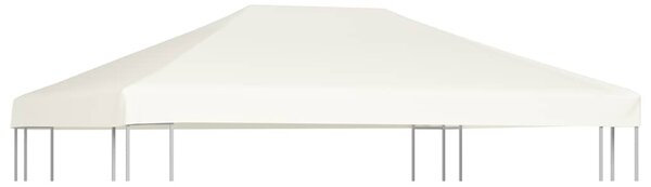 Krémfehér pavilon tetőponyva 310 g/m², 4 x 3 m