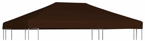 Barna pavilon tetőponyva 310 g/m² 3 x 4 m