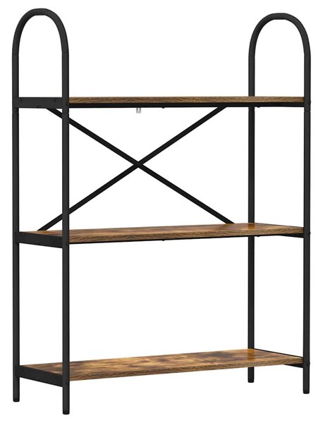 Könyvespolc Füstölt tölgy 80 x 30 x 109 cm Faanyag