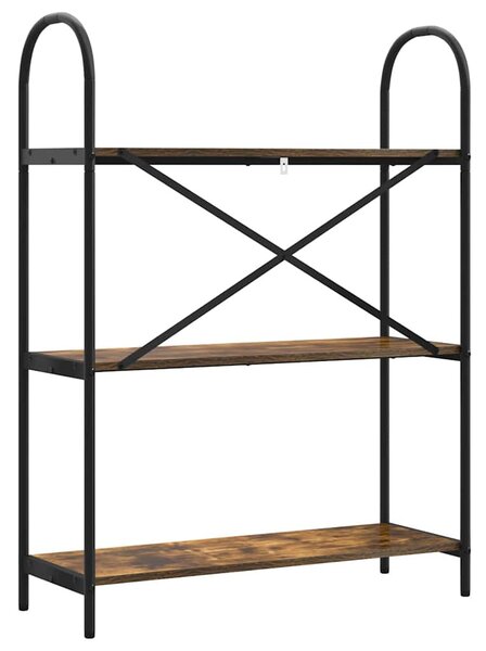 Könyvespolc Füstölt tölgy 80 x 30 x 109 cm Faanyag