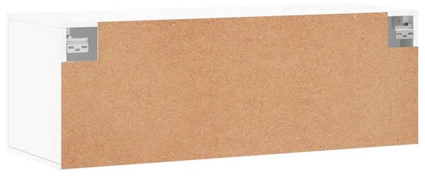Fehér szerelt fa faliszekrény 100 x 36,5 x 35 cm