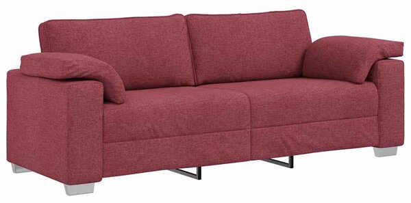 3-Fős kanapé Bordó 220 cm szövet