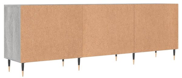 Szürke sonoma színű szerelt fa TV-szekrény 150x30x50 cm