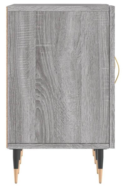 Szürke sonoma színű szerelt fa TV-szekrény 150x30x50 cm