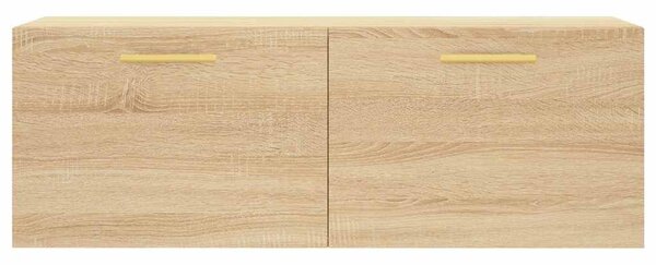 Sonoma tölgy színű szerelt fa faliszekrény 100 x 36,5 x 35 cm