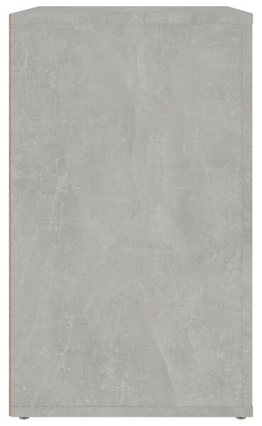 Betonszürke szerelt fa éjjeliszekrény 50 x 36 x 60 cm