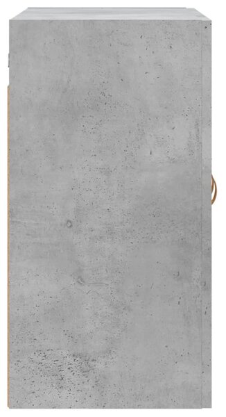 Betonszürke szerelt fa faliszekrény 60 x 31 x 60 cm
