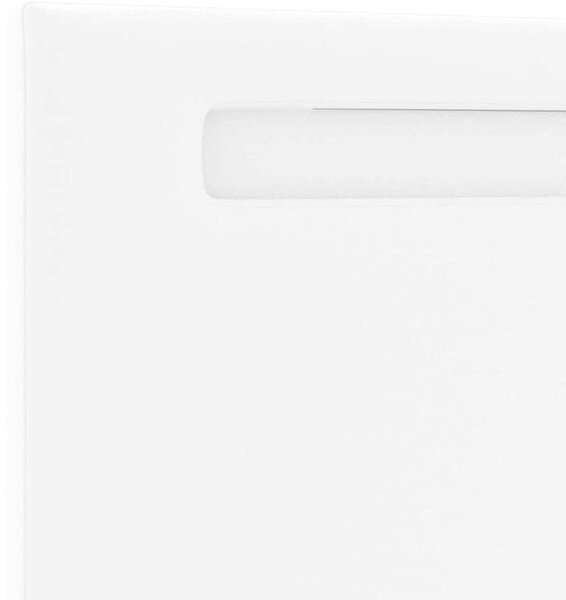 Fejtámla LED -es lámpákkal Falra szerelhető Fehér 200 cm PVC