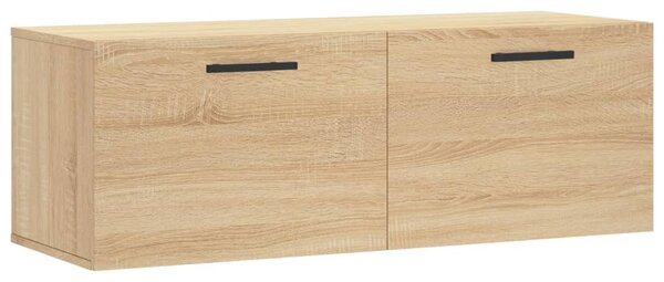 Sonoma tölgy színű szerelt fa faliszekrény 100 x 36,5 x 35 cm