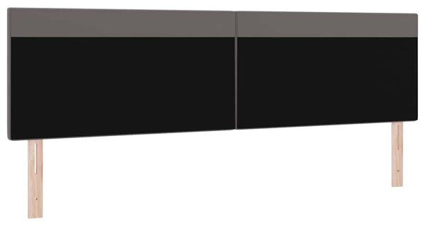 Fejtámla LED -es lámpákkal Falra szerelhető Szürke 200 cm PVC