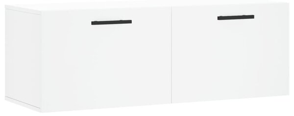Fehér szerelt fa faliszekrény 100 x 36,5 x 35 cm