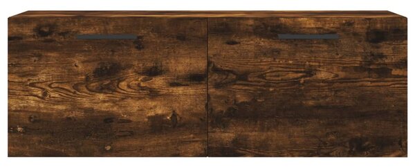 Füstös tölgy színű szerelt fa faliszekrény 100 x 36,5 x 35 cm