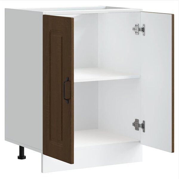 Mosogató sljzat szekrény Kalmar barna tölgy 60x46x81,5 cm